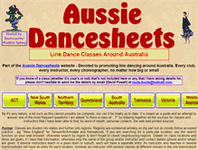 Tablet Screenshot of classes.dancesheets.net